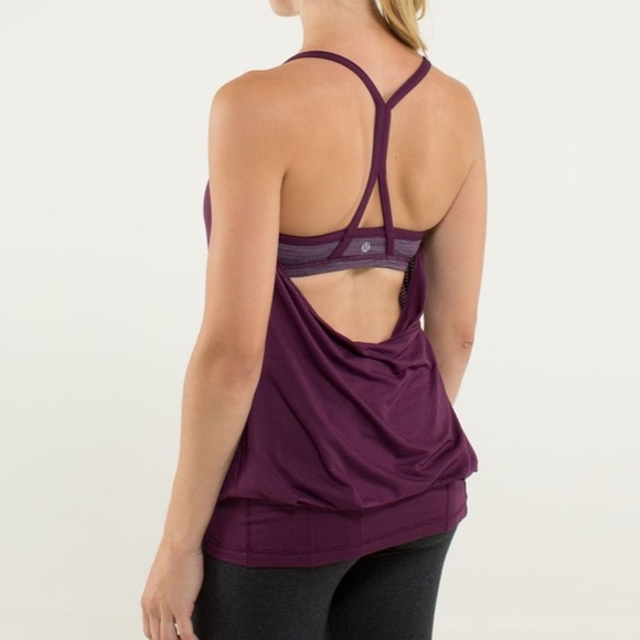 Lululemon C.Y.B Tank in Plum / Wee Are From Space September Plum Activewear - Picture 12 of 12